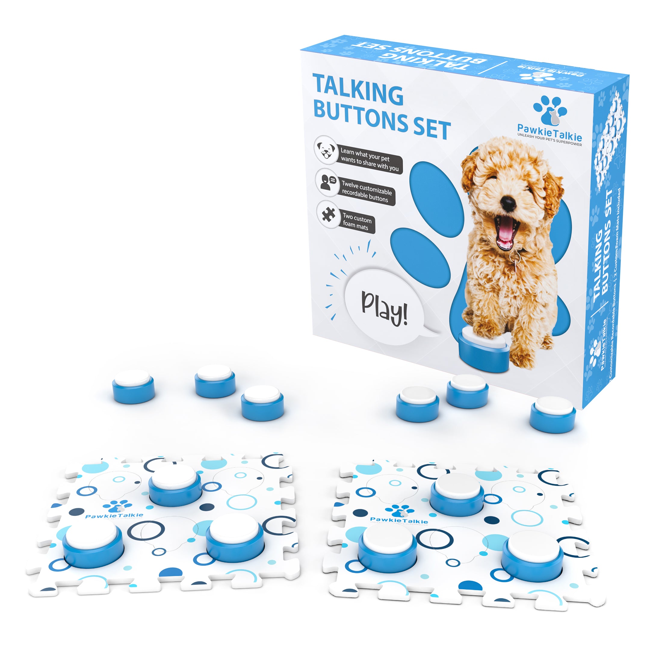 Dog talking online buttons